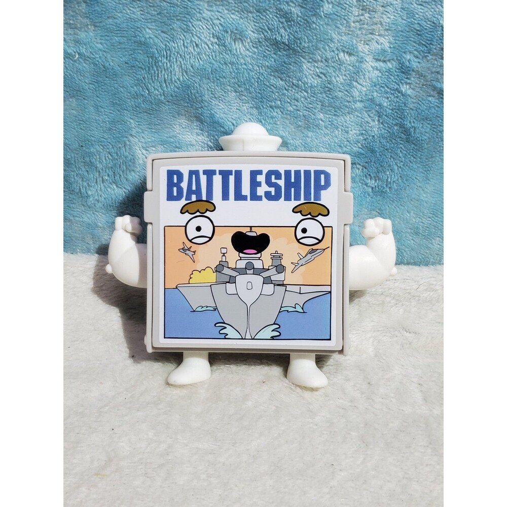 2021 HASBRO GAMING BATTLESHIP GAME McDONALDS HAPPY MEAL TOY 4"
